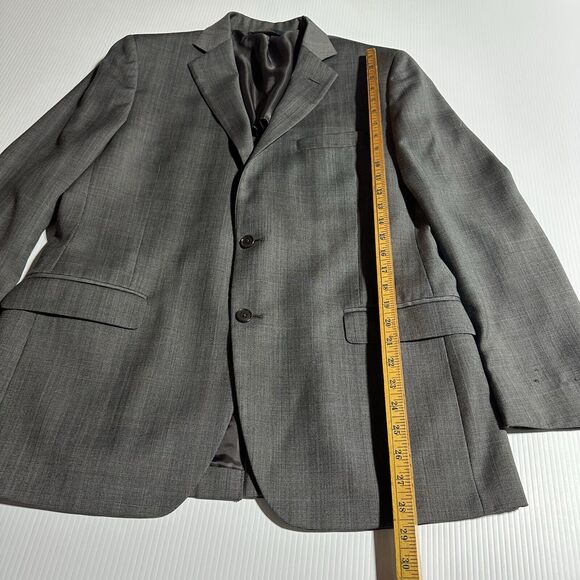 Brooks Brothers Mens Blazer 43 R Gray Glen Plaid Fitzgerald Fit Wool Sport Coat - Picture 12 of 14